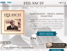 Tablet Screenshot of harrynilsson.com